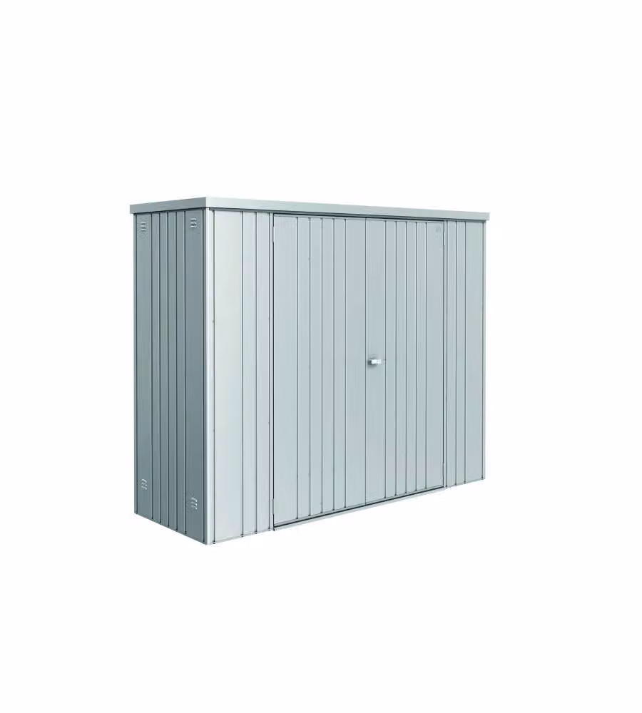 Biohort Armadio per Attrezzi 230 Argento Metallizzato 227x83x182,5 cm