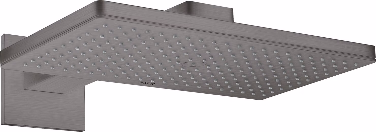hansgrohe AXOR ShowerSolutions pomme de douche 460/300 1 jet, bras de douche, rosette carrée, 35278340, 35278340