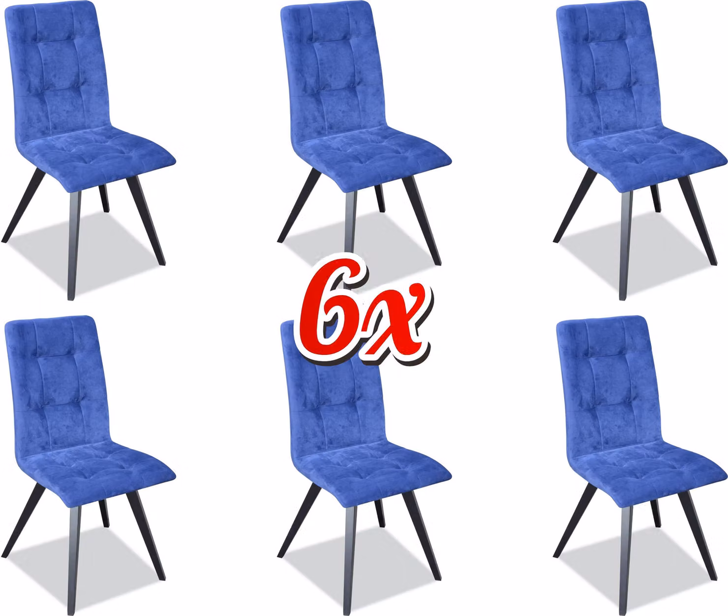 Gruppe Sessel Italienische Luxus Möbel Garnitur Esszimmer Stuhl Set 6x Stühle