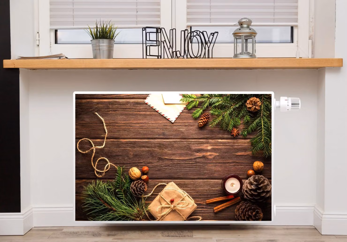 Coperchio magnetico per radiatori Natale decorativo 60x100