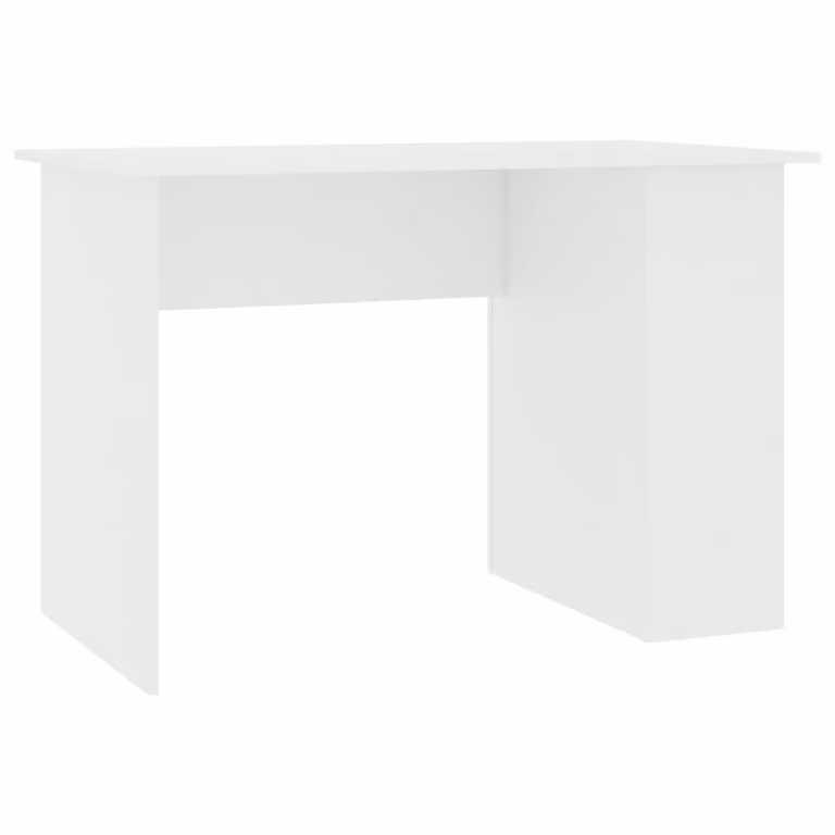 Scrivania Bianca 110x60x73 cm in Legno Multistrato