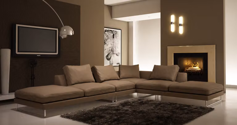 Ledersofa Design Polster Ecksofa Wohnlandschaft Eck Sofas Couchen Garnitur