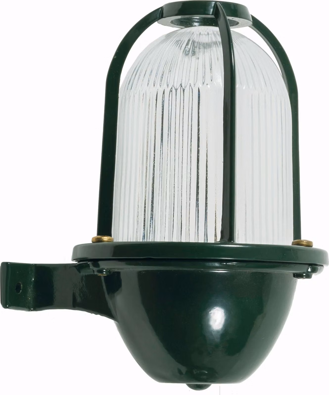 Lampada da parete per esterni in vetro ottone E27 IP64 H: 22 cm verde marittimo lampada da parete per esterni