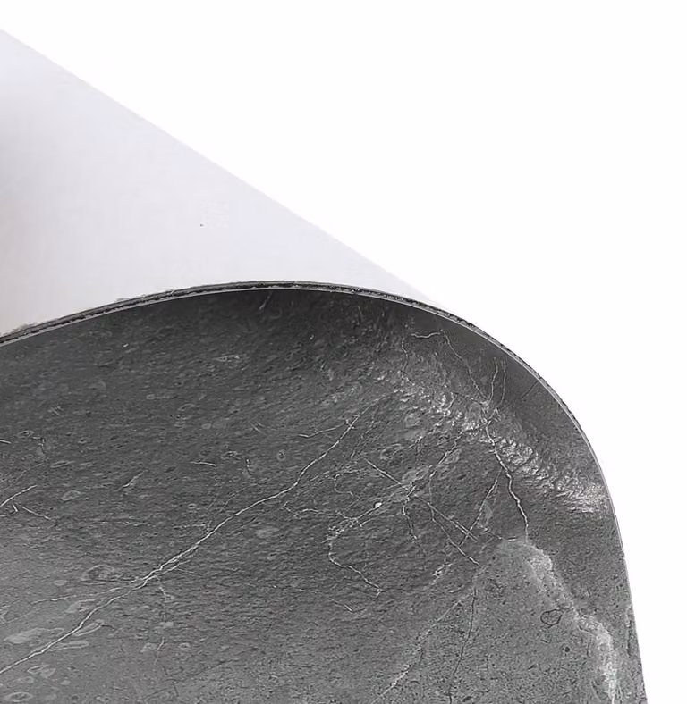 Piastrelle in vinile autoadesive Ikodm, 1 m², effetto marmo grigio, 11 pezzi. Rivestimento per pavimenti con design che riproduce il marmo, aspetto realistico