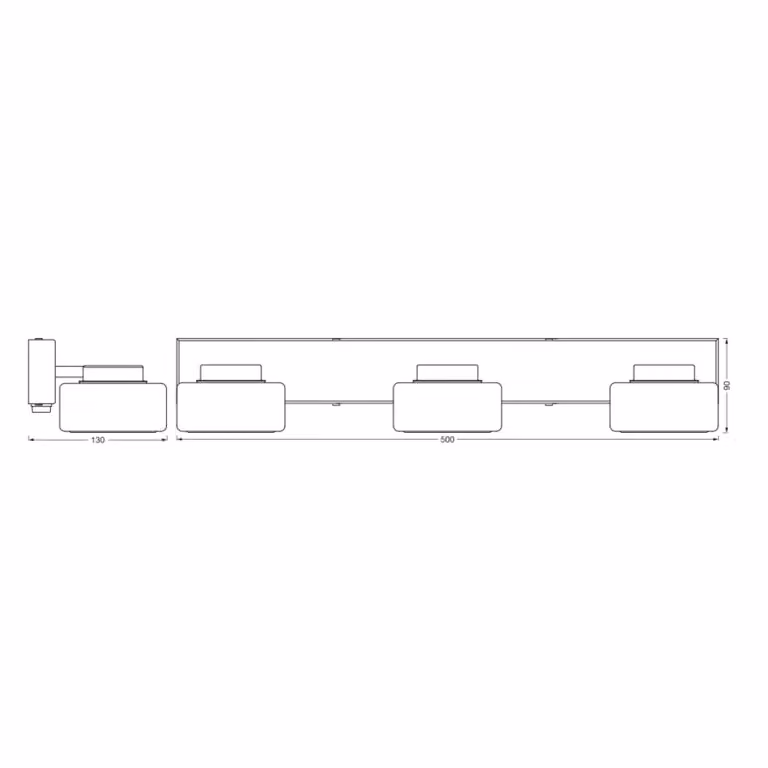 LEDVANCE Applique da parete Orbis Flame, Cromo / Argento, Bagno, Metallo, Applique