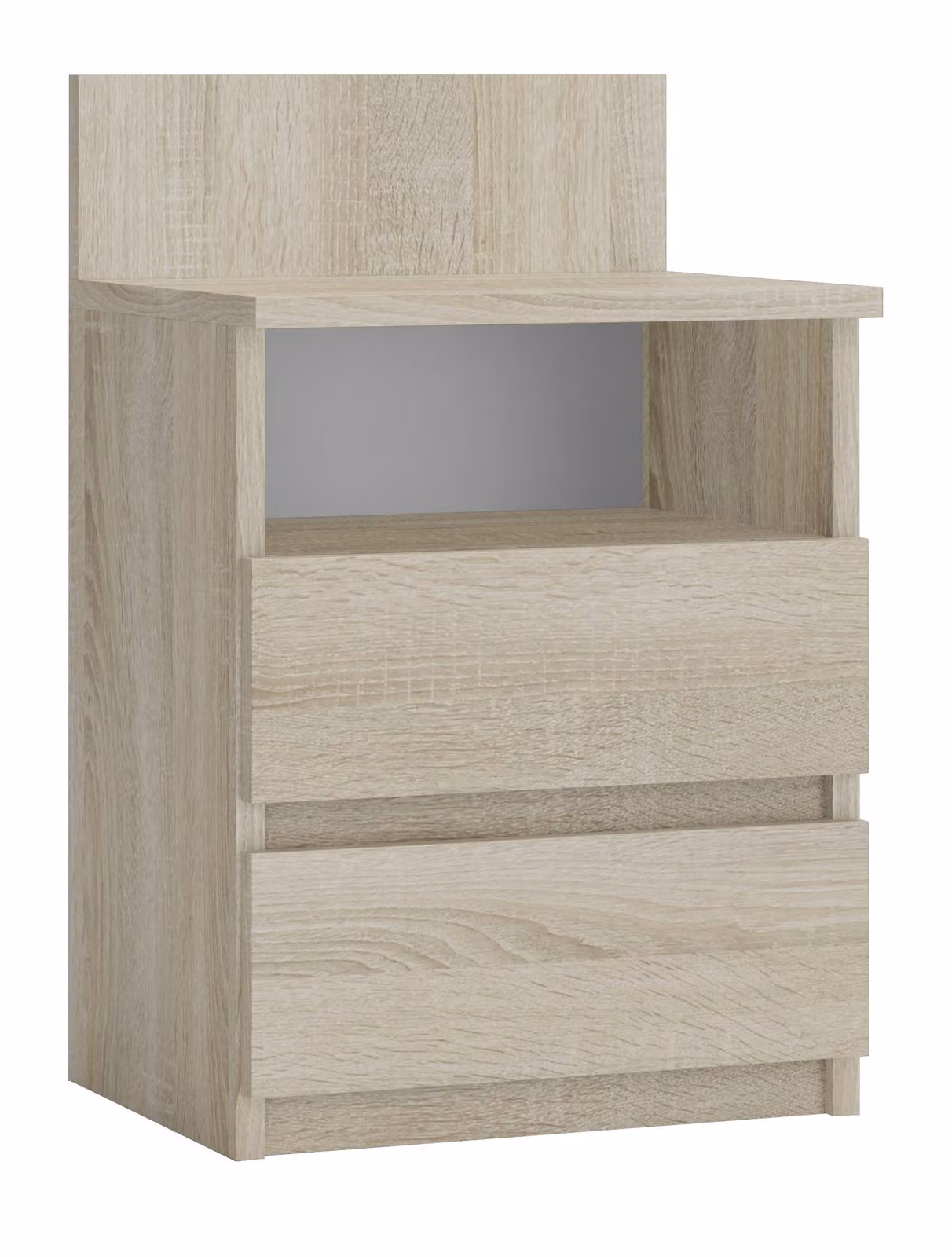 Comodino con cassetti e scaffale TAAVI - rovere sonoma
