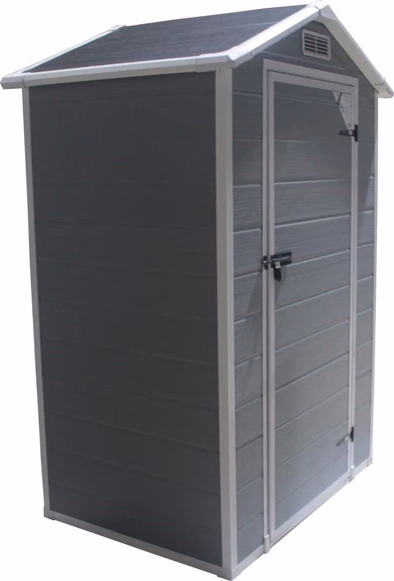Capanno per attrezzi da giardino in pvc 133,5x103x202cm