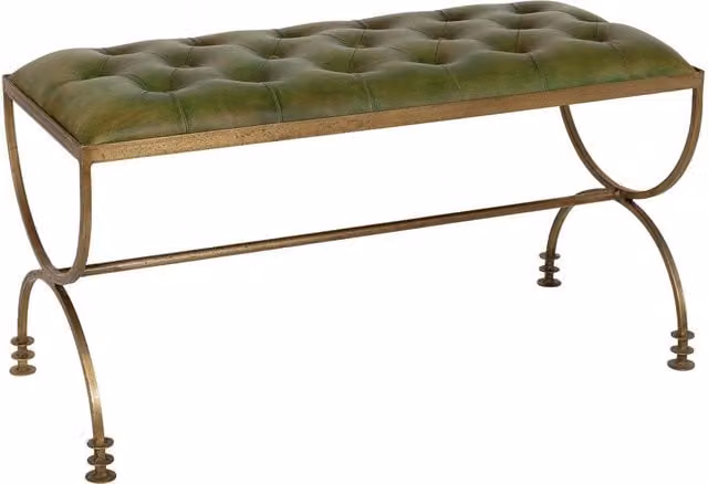 Panca in pelle nera 88x38x48h cm