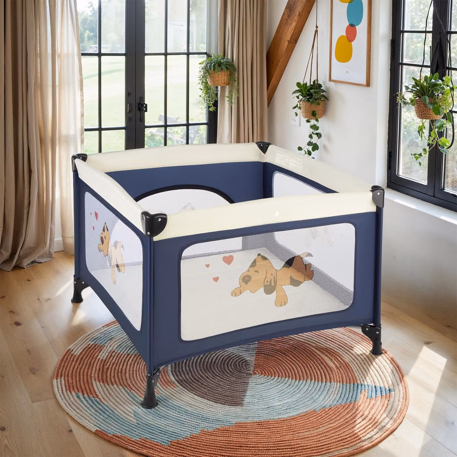 Box bambini Tommy Junior TecTake GmbH blu L/P/H: 105 x 105 x 78 cm – 3