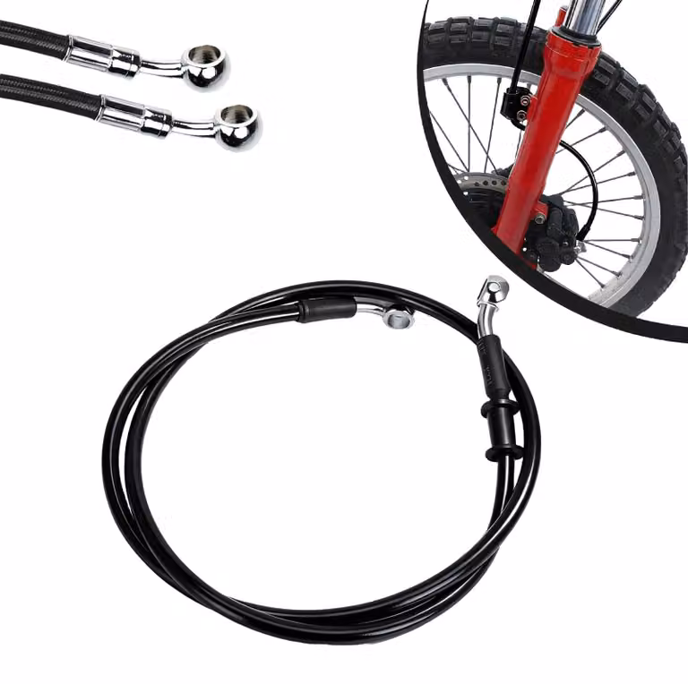 Tubi flessibili idraulici per freni e frizioni di motociclette, lunghezza da 500 mm a 2000 mm