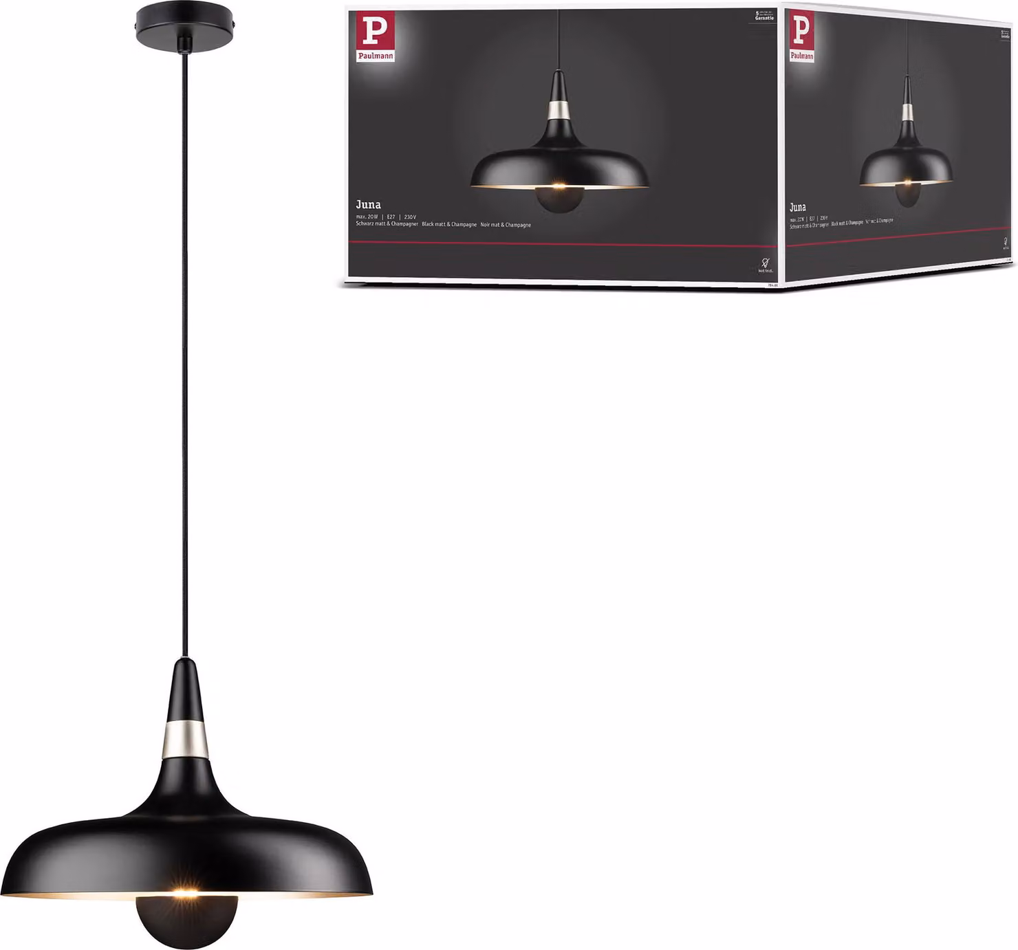 Paulmann Neordic lampada a sospensione Juna