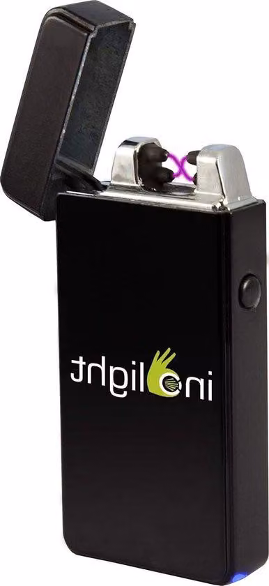 Stazione di ricarica USB impermeabile - struttura interamente in metallo - ricaricabile tramite USB - nera
