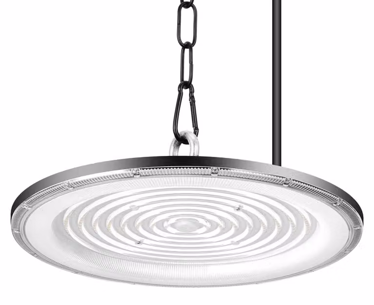 Lampada LED UFO per miniere - Lampada industriale per grandi ambienti - 800 W - Confezione da 2 - Alimentazione a corrente alternata - Impermeabile - Estremamente luminosa