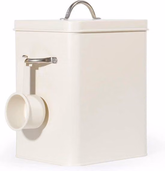 Contenitore metallico da 6,5 L, beige