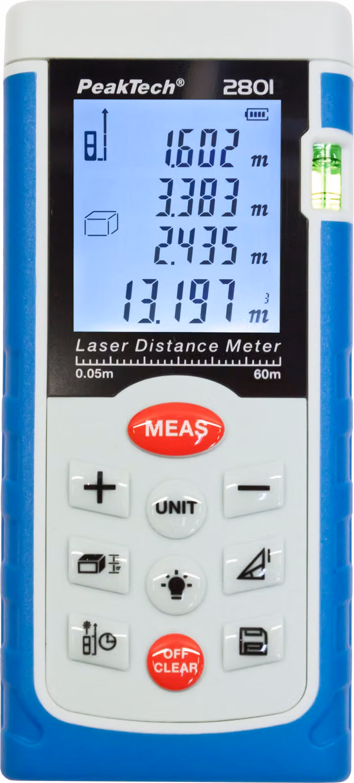 PeakTech P 2801 - Misuratore laser di distanza ~ 0,05 É 60 m