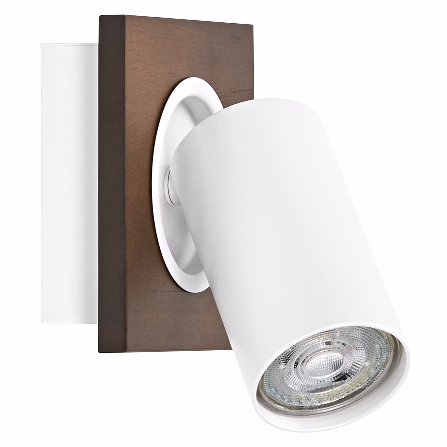 OSRAM DECOR SPOT MERCURY, 1 x 3,4W, 230lm, effetto legno, bianco, faretto, teste regolabili, versatile, faretto per interni, lampade LED sostituibili, colore della luce bianco caldo, GU10