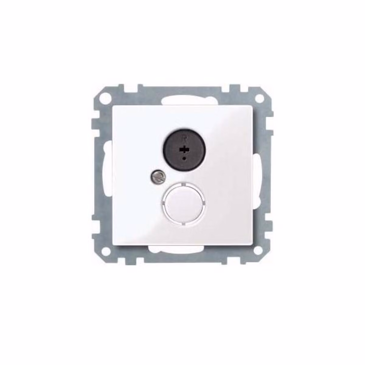 Inserto per presa altoparlante, bianco brillante, sistema M