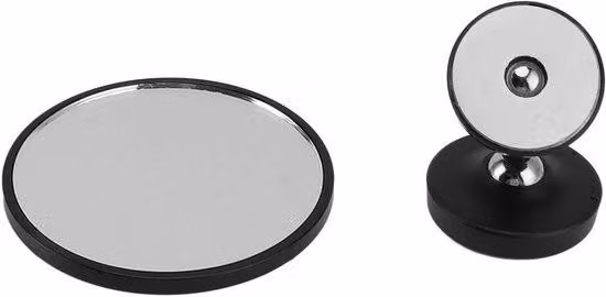 Specchio magnetico per espresso, 26x26 pollici, nero, orientabile