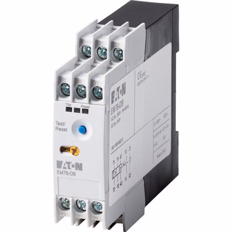 Eaton EMT6-DB(230V) - Schwarz - Weiß - Norme UL 508, CSA-C22.2 No. 14, IEC/EN 60947-8, CE - 150 g - - -25 - 60 °C (06
