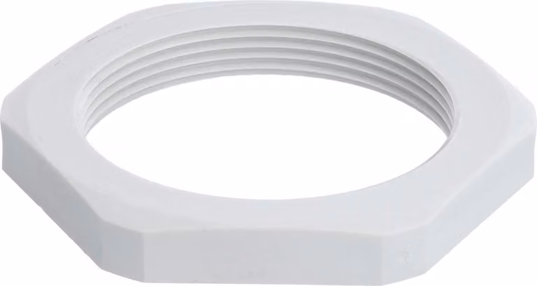 WISKA Controdado PG36x1,588 GPA-36 esagonale in poliammide (PA) colore grigio chiaro RAL 7035 - 1 pezzo