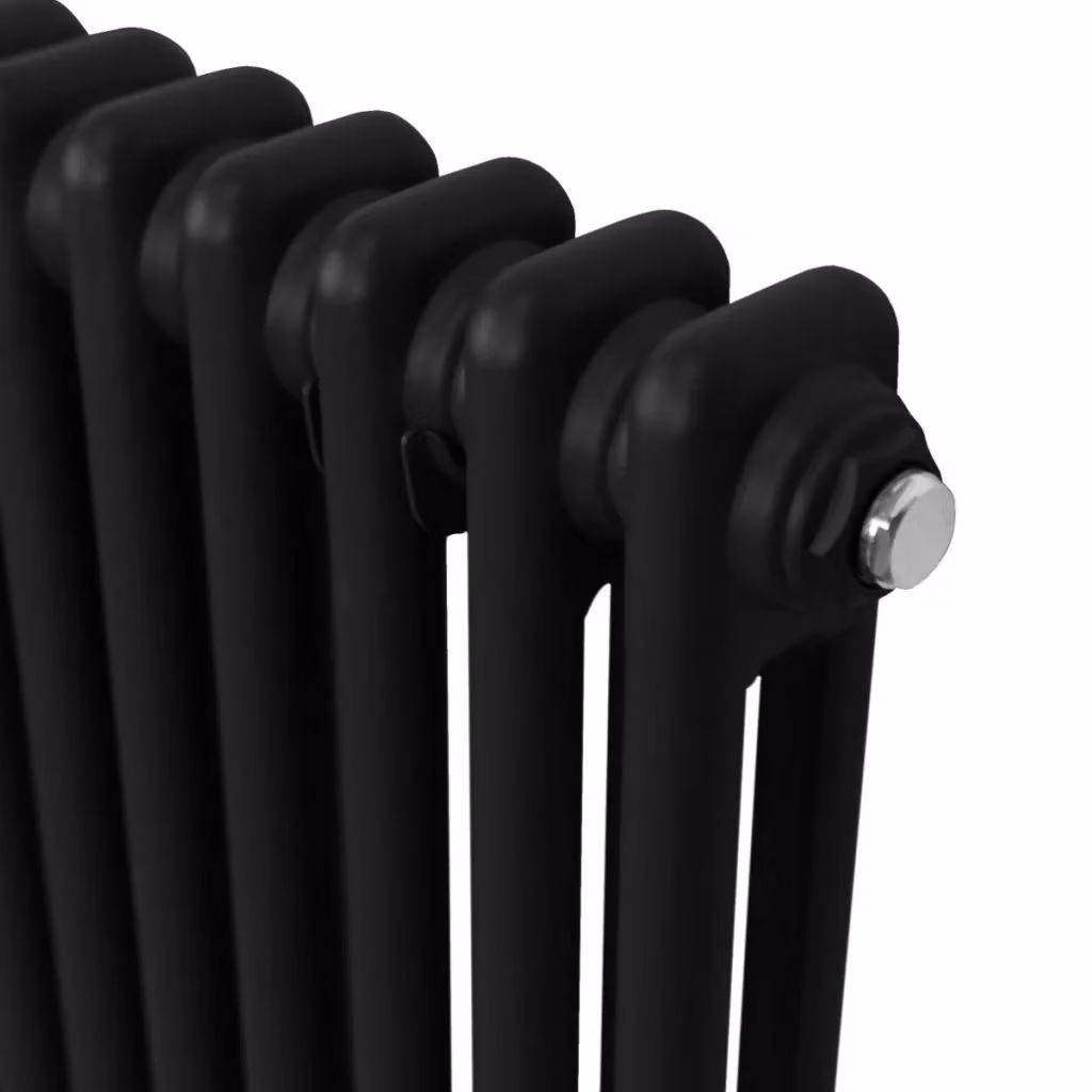 Termosifone Radiatore a 2 colonne in acciaio MONSTER SHOP Nero L: 60 cm, H: 83,2 cm – 2