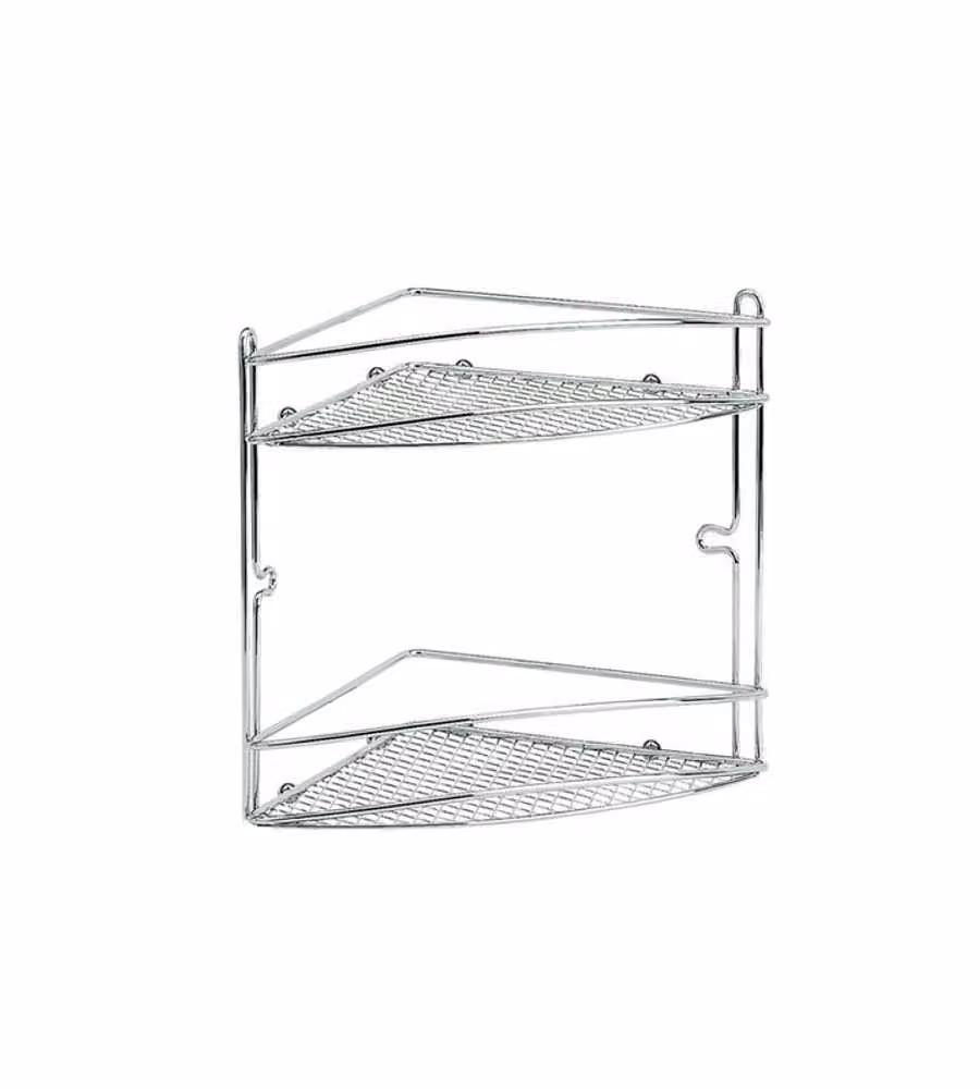Mensola Bagno Cromo Star Angolare 21X21 H.26 Artex