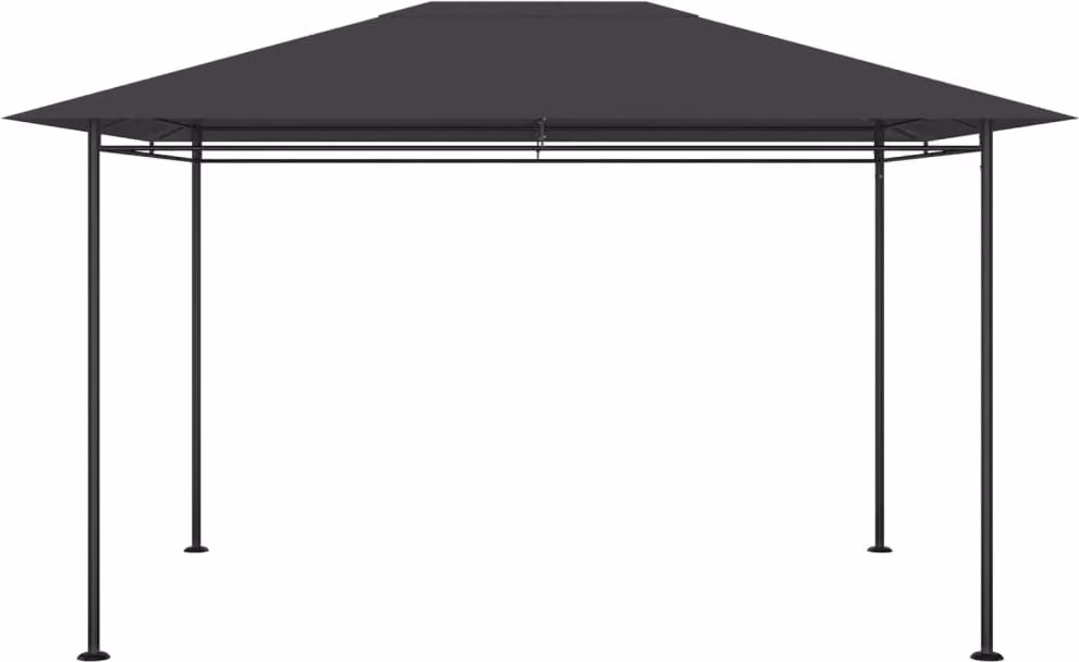 Gazebo 384x281x270 cm Antracite 180 g/m²