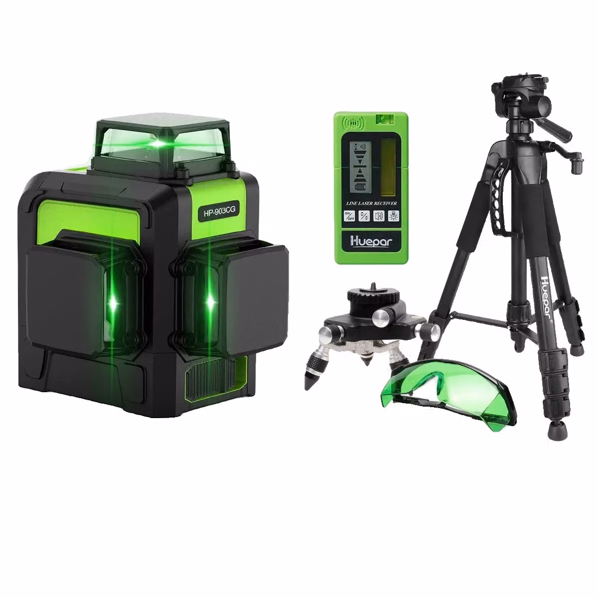 Livella laser verde, 12 linee, funzione di autolivellamento, SET-5