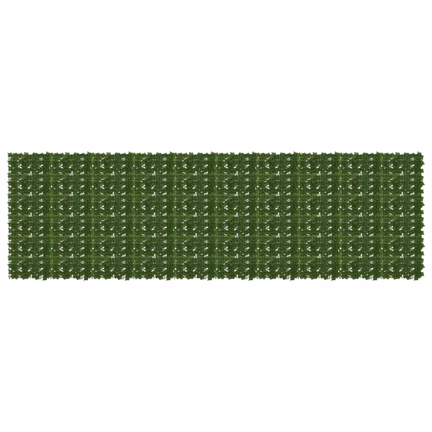 vidaXL Schermo per balcone con siepe artificiale verde, L 500 x H 150 cm