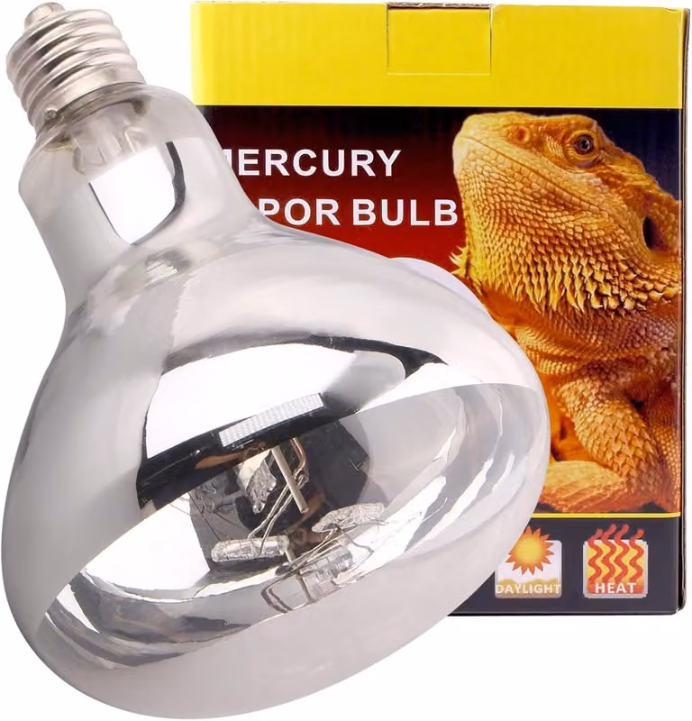 Lampada per rettili UVA e UVB - 80 watt - attacco E27 - spettro completo - adatta per tartarughe, gechi e draghi barbuti
