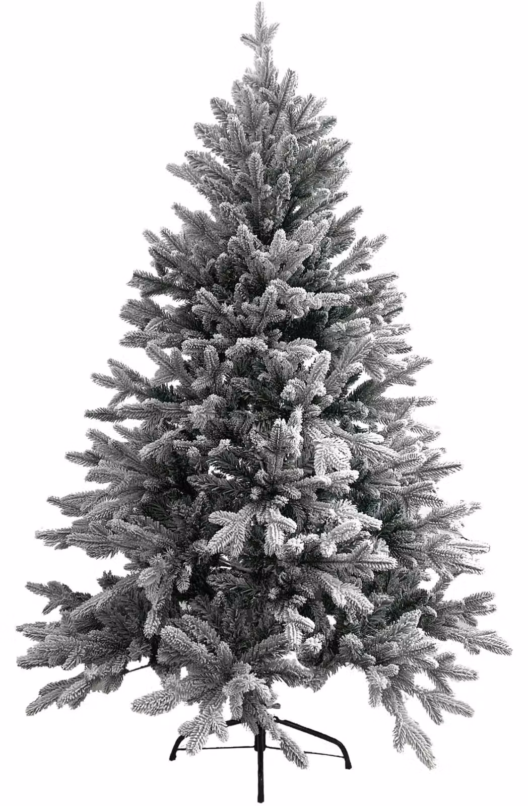 Albero di Natale decorativo con effetto neve, altezza 160 cm