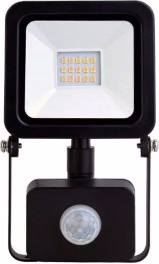 LED PHOTON IP65 Proiettore PIR Proiettore 10W con rilevatore di movimento 4000K 800lm Bianco neutro IP65 Impermeabile Proiettore per esterni Illuminazione esterna