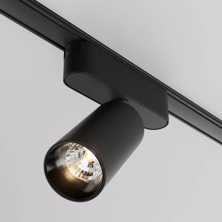 Sistema di binari magnetici Maytoni Focus RADITY 48V Luce a binario LED 12W 3000K Nero 90Ra 13,3cm Bianco caldo
