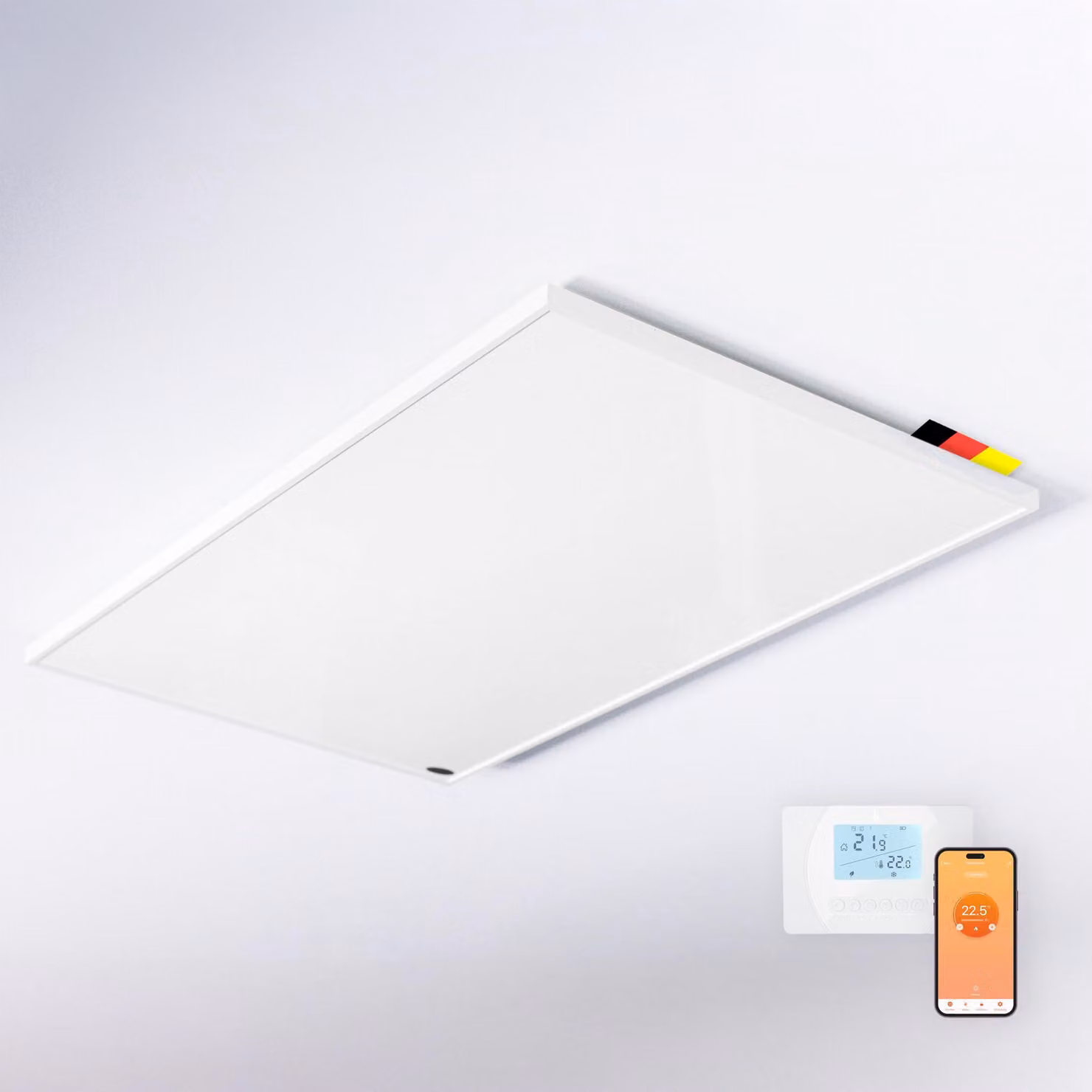 Riscaldamento a infrarossi da soffitto - 1200 Watt - Elettrico - Per uso interno - Con controllo tramite app