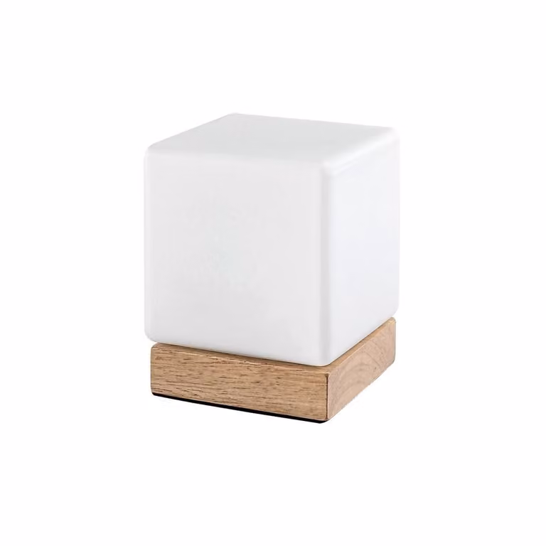 Lampada da tavolo decorativa minimalista in faggio con LED incorporato 1,2W Pirit 76003 Rabalux