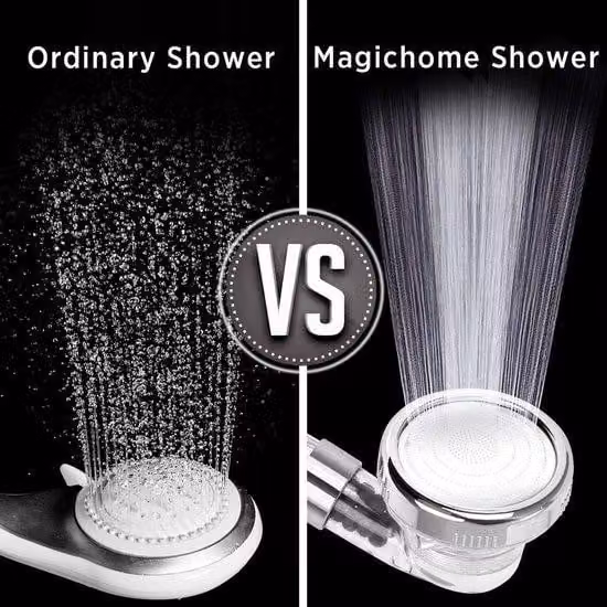Doccetta con filtro per l'acqua e 3 modalità di riscaldamento