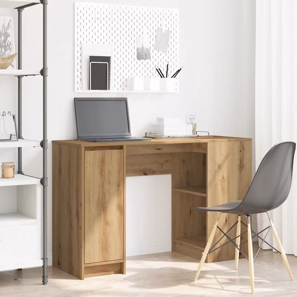 Maison Exclusive - Scrivania in rovere artigianale 120x42x76 cm Materiale ligneo