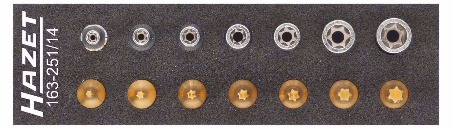 Set di prese HAZET 163-251/14