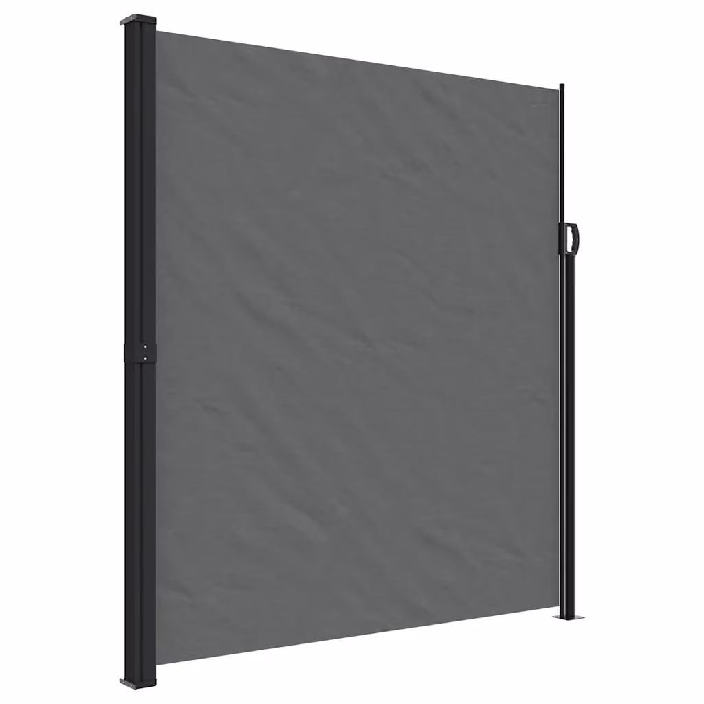 Tenda da sole laterale retrattile DESIGN IN per balcone e giardino in poliestere e acciaio, colore Antracite, L: 500 cm, H: 220 cm – 2