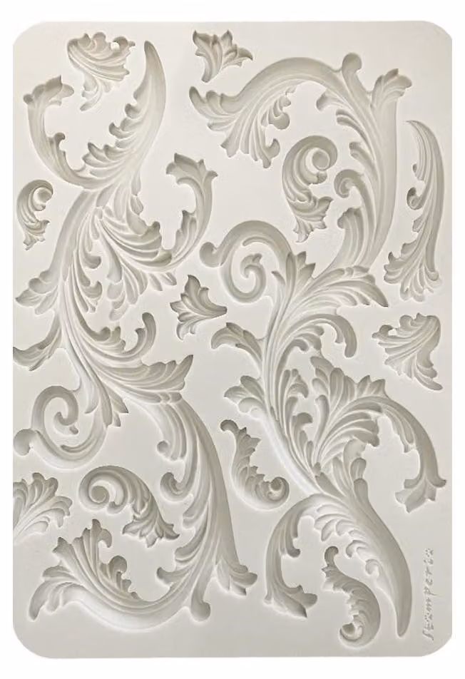 Stampo in silicone formato A4 per scrapbooking, bullet journal, decorazioni a spirale