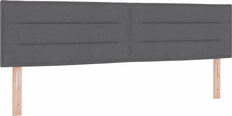 Testiera Grigio scuro 180 cm Tessuto