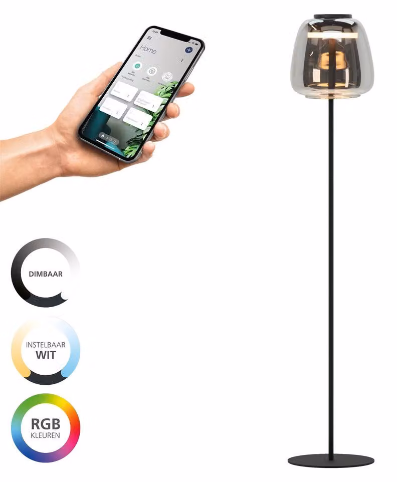 EGLO ALFERO-Z, Nero, Cromo, Universale, Vetro, Acciaio, IP20, II, 1 lampadina