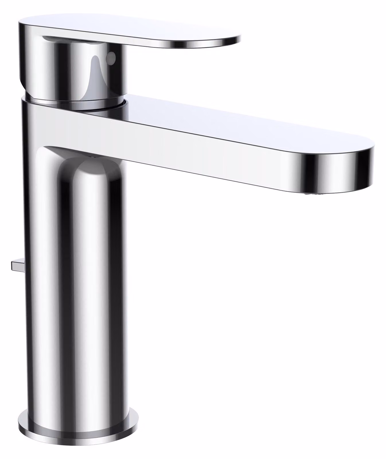LAUFEN NEJA Mitigeur de lavabo, avec soupape découlement, saillie 132mm, chromé, H3115110041211, H3115110041211