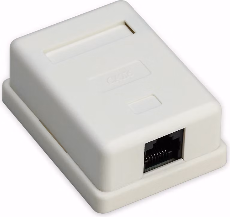 goobay CAT 6 UTP scatola di giunzione RJ45 1 porta