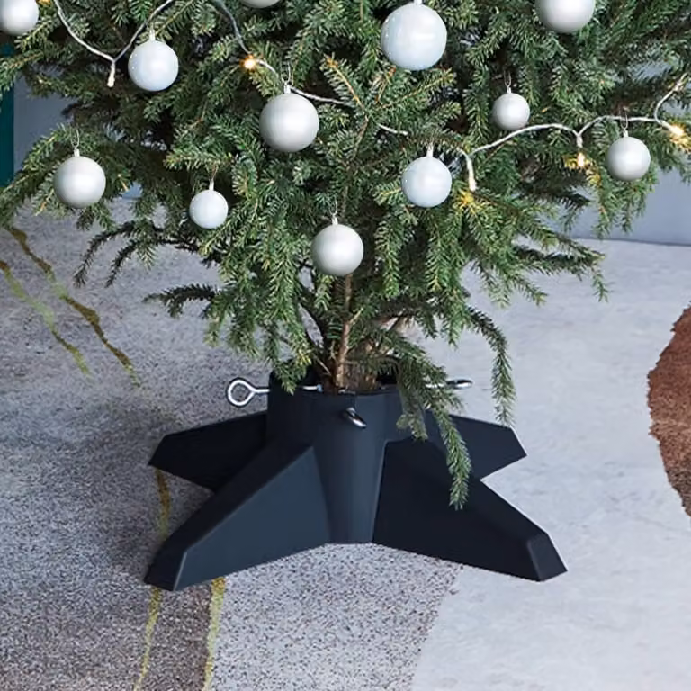 Maison Exclusive - Base per Albero di Natale Verde 55,5x55,5x15 cm