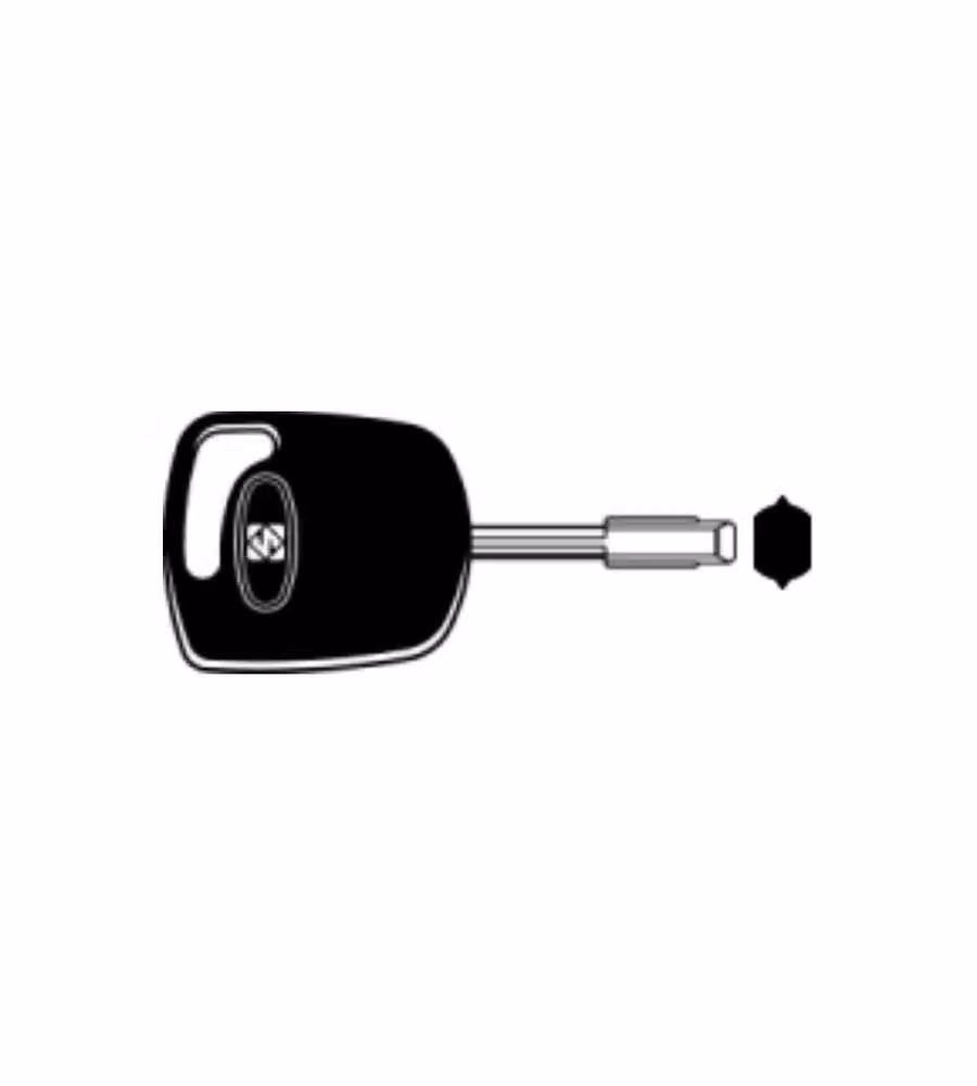 Chiave Transponder No Chip Ford FO21TE