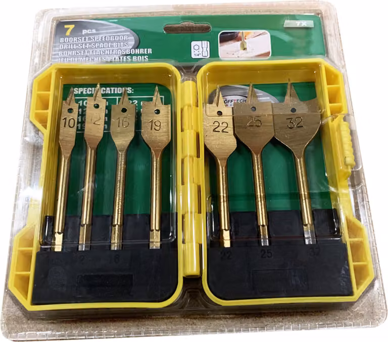 Punte per legno per punte a forcella (7 pezzi)
