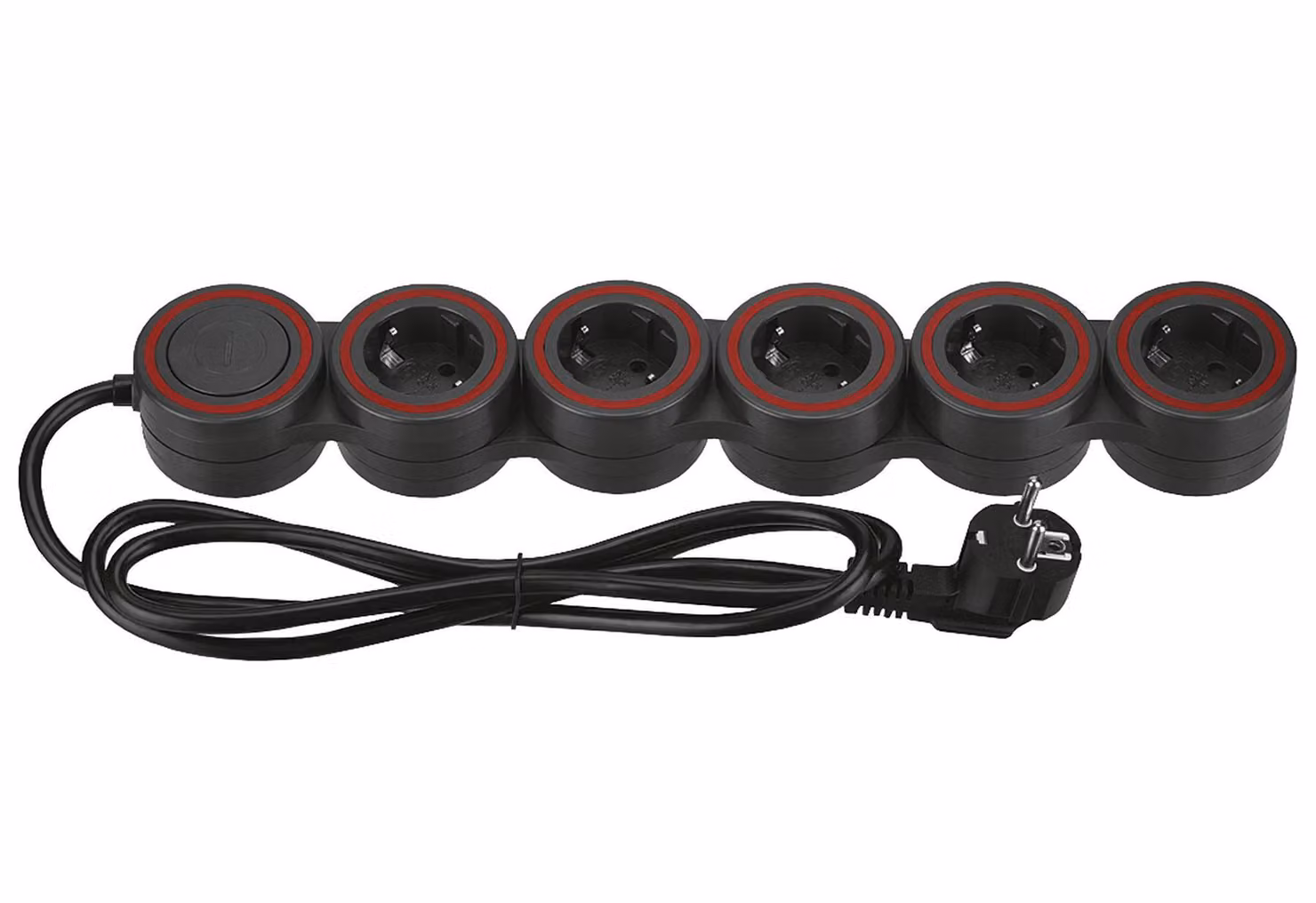 Presa Supraflex a 5 vie con interruttore