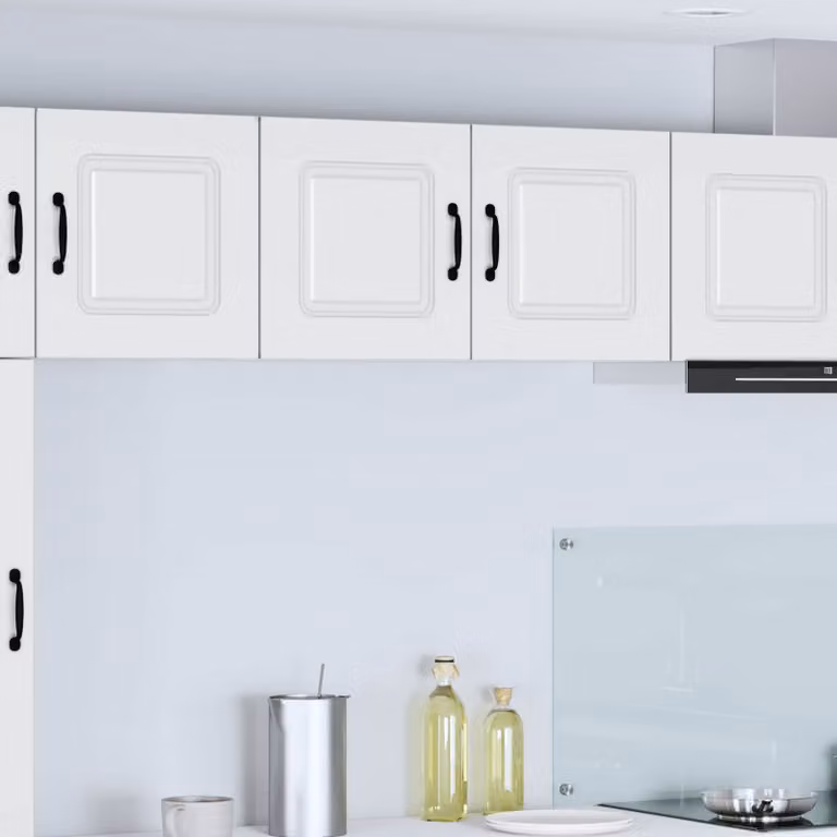 vidaXL Mobile Unità a muro Kalmar Bianco L 80 x P 31 x H 40 cm