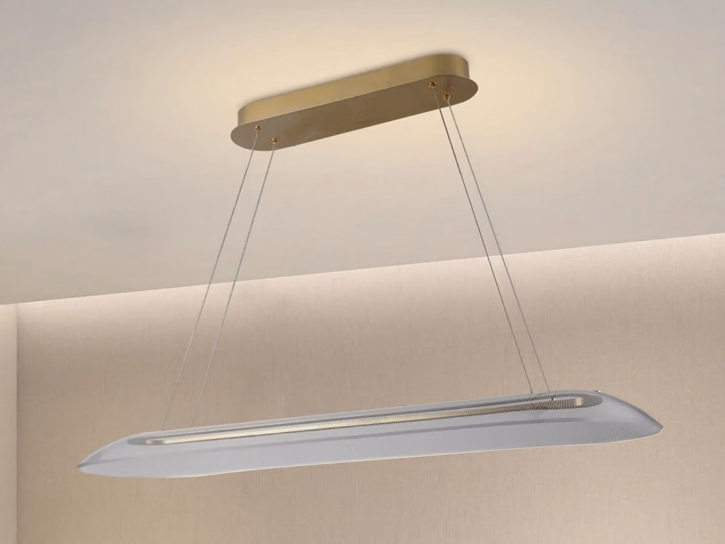 Lampada a sospensione a LED con telecomando, 40W - J4370/G